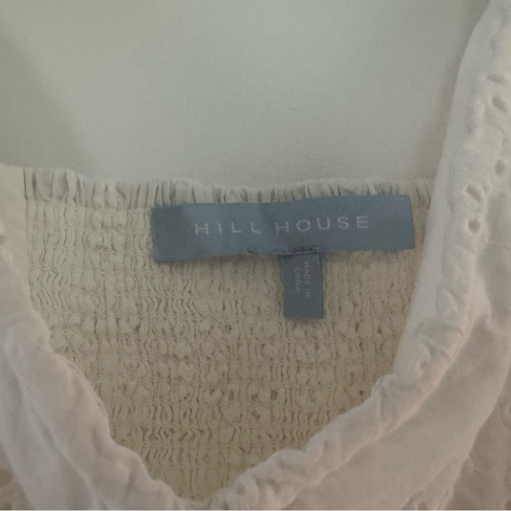 Hill House Cream Smocked Blouse